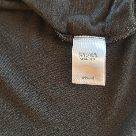 3/$25 J Jill Wearever Collection V Neck 3/4 Sleeve Black Casual Top. Size 2X - Picture 7 of 12